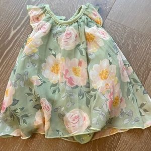 Infant girls floral dress